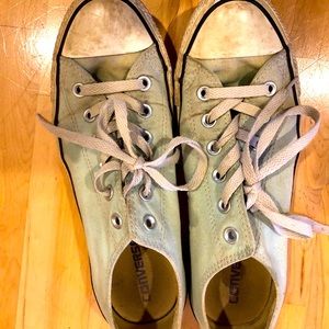 Women’s converse all stars mint green sz 10